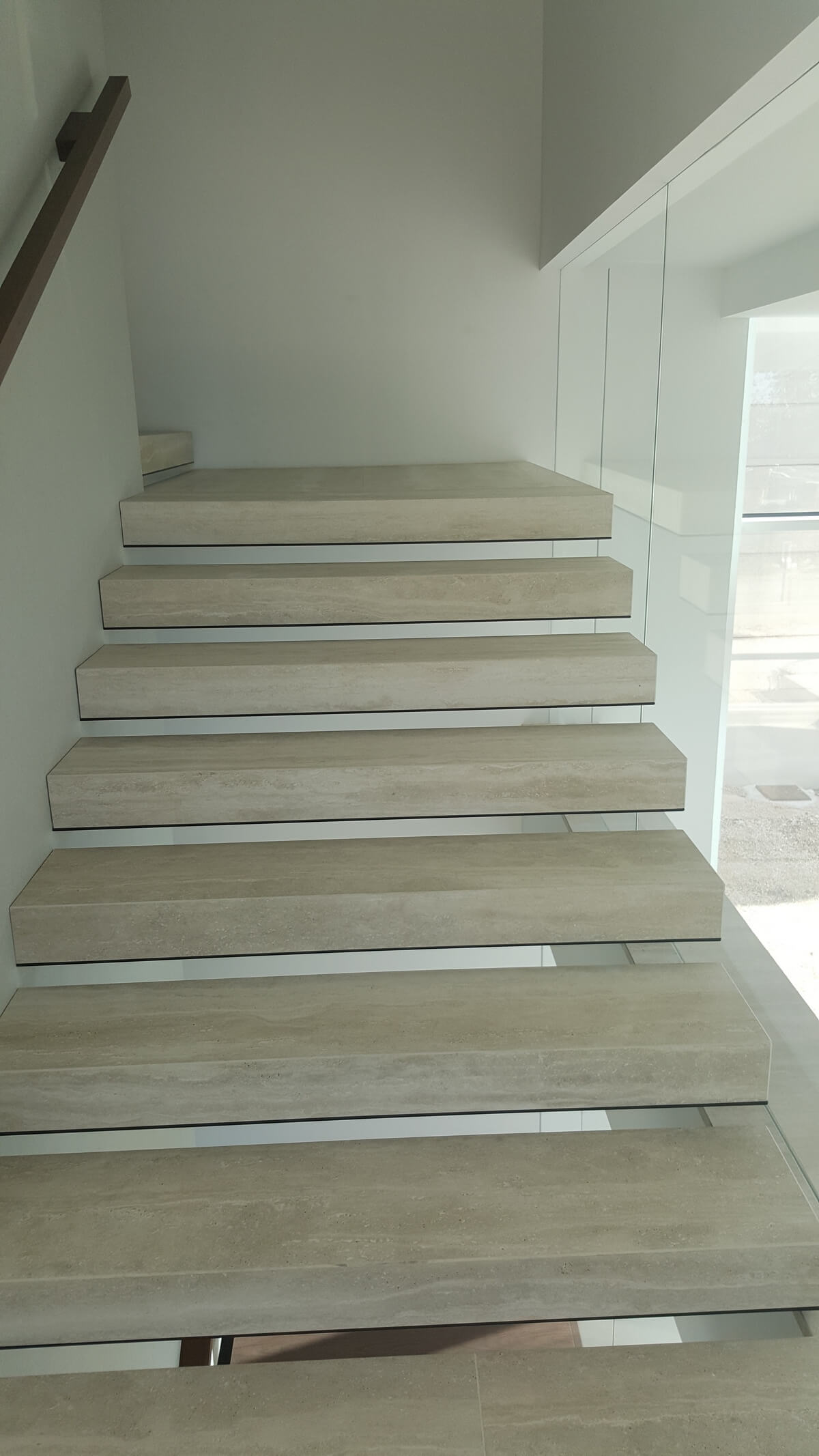 Scala metallica di sicurezza.